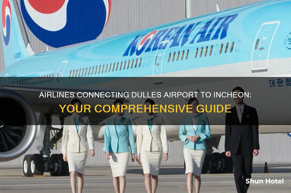 what airlines fly incheon from dulles airport