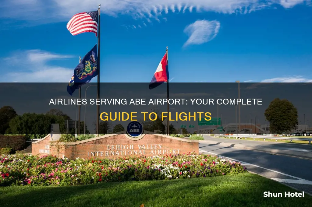 what airlines fly into abe airport
