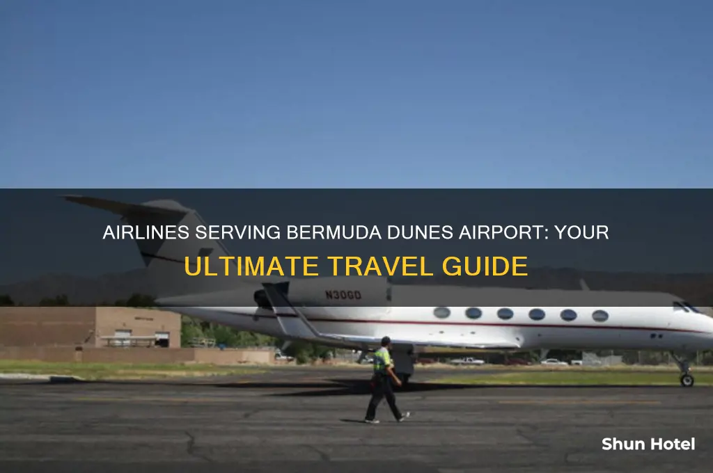 what airlines fly into bermuda dunes airport
