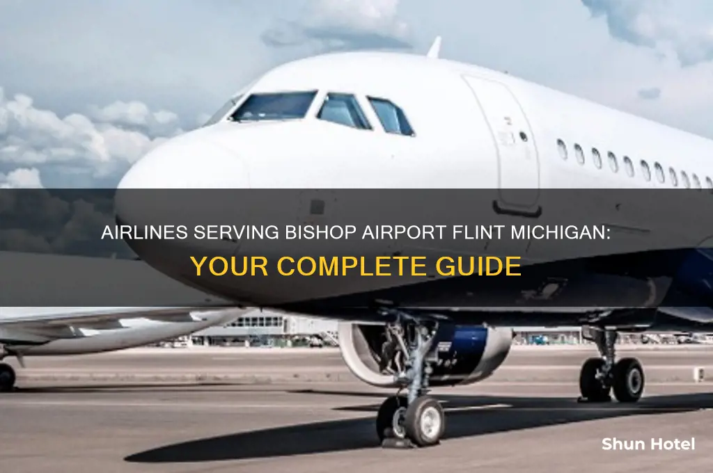 what airlines fly into bishop airport flint michigan