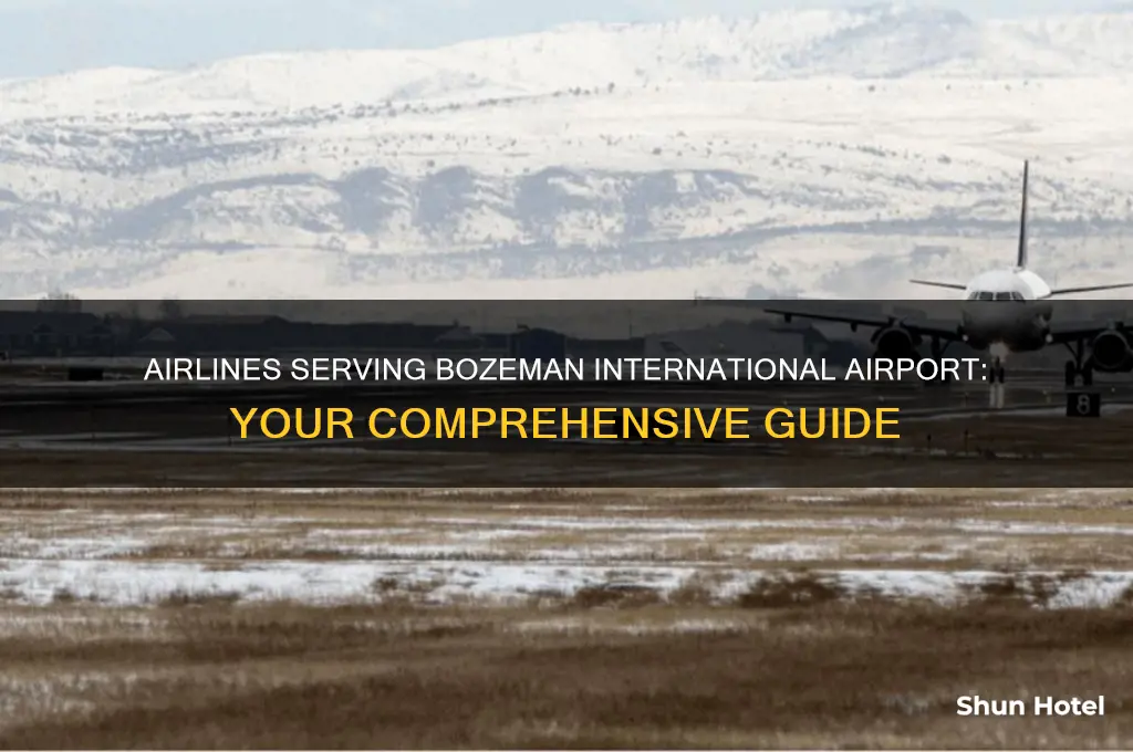 what airlines fly into bozeman international airport