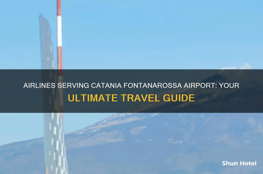what airlines fly into catania fontanarossa airport