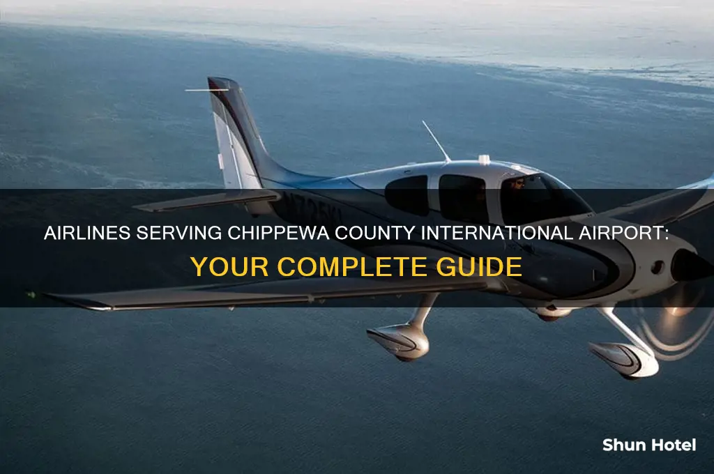 what airlines fly into chippewa county international airport