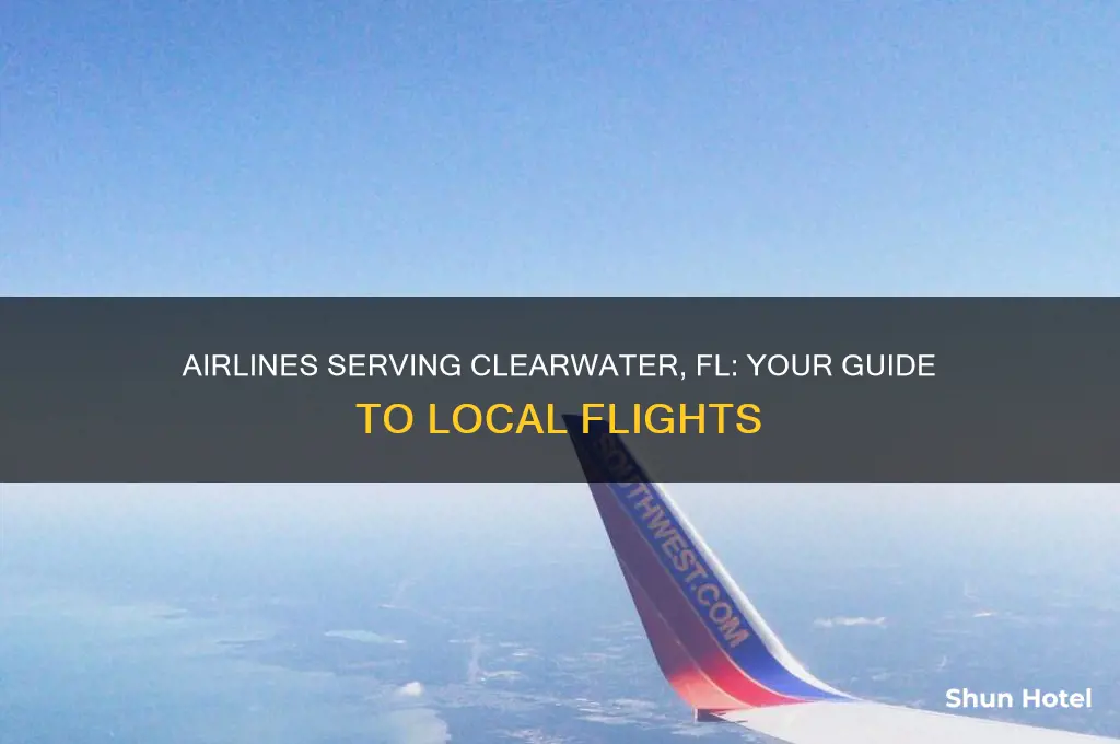 what airlines fly into clearwater fl airport