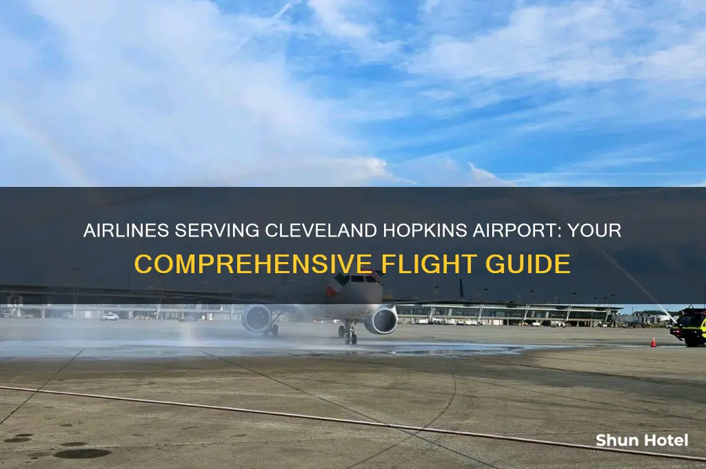 what airlines fly into cleveland hopkins airport