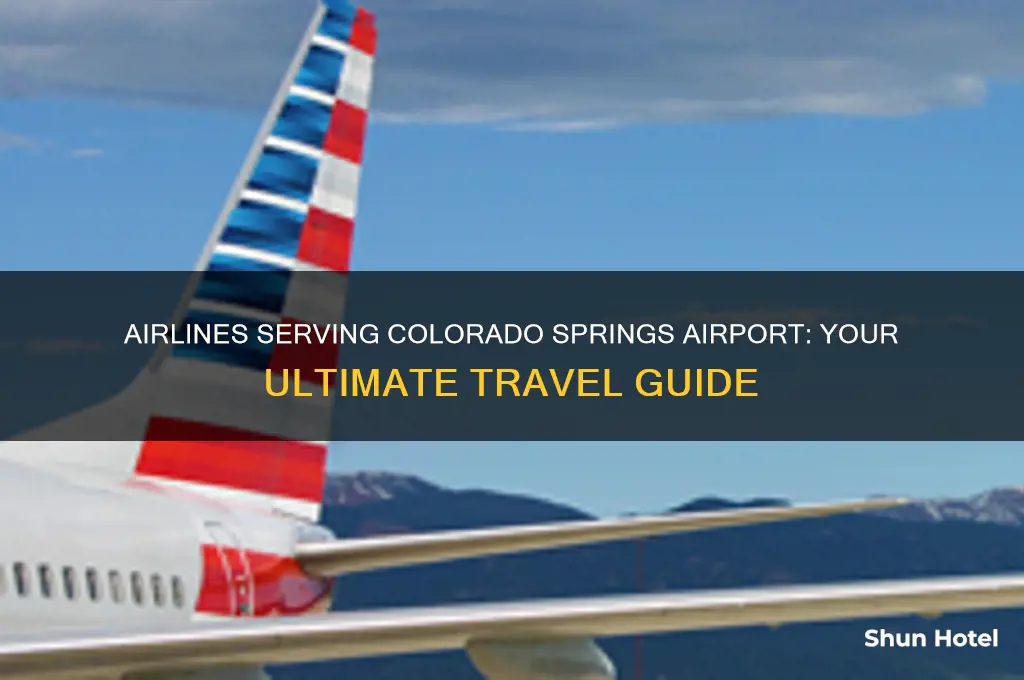 what airlines fly into colorado springs airport