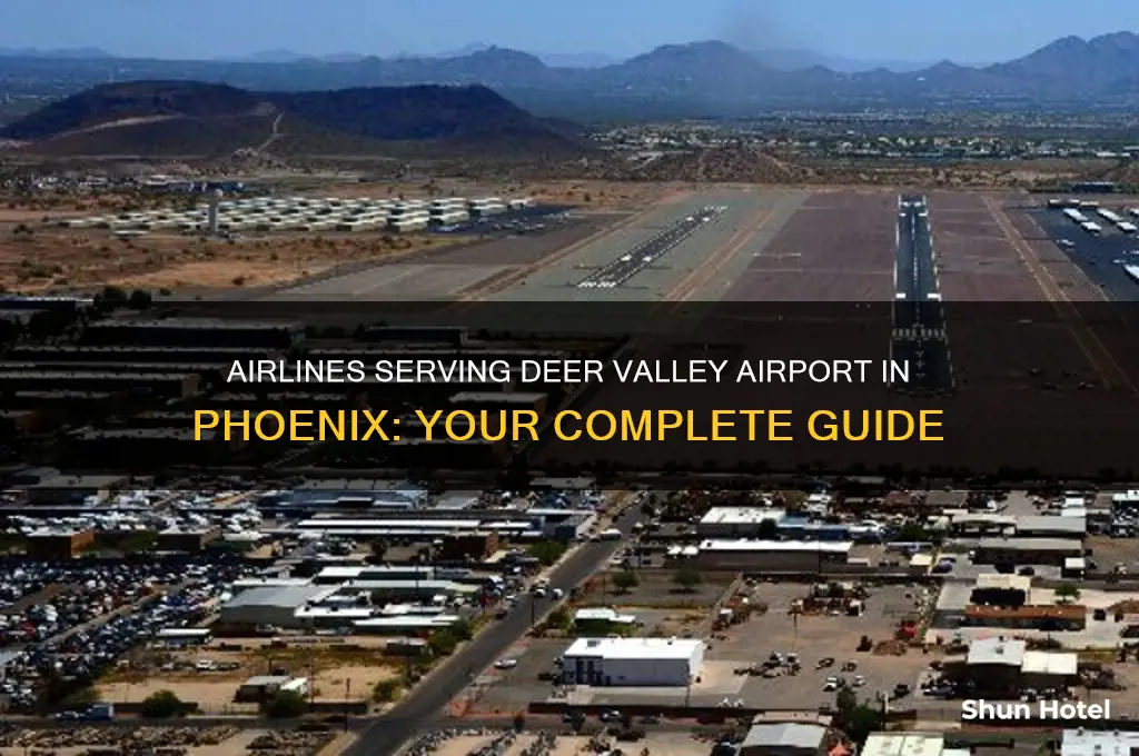 what airlines fly into deer valley airport in phoenix