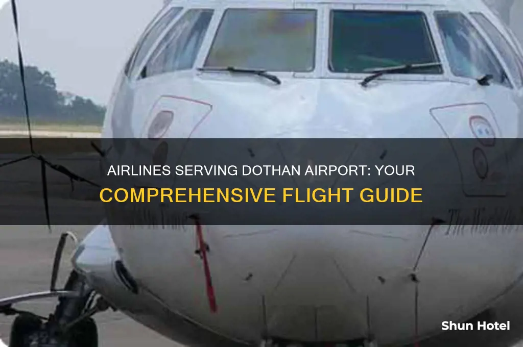 what airlines fly into dothan airport