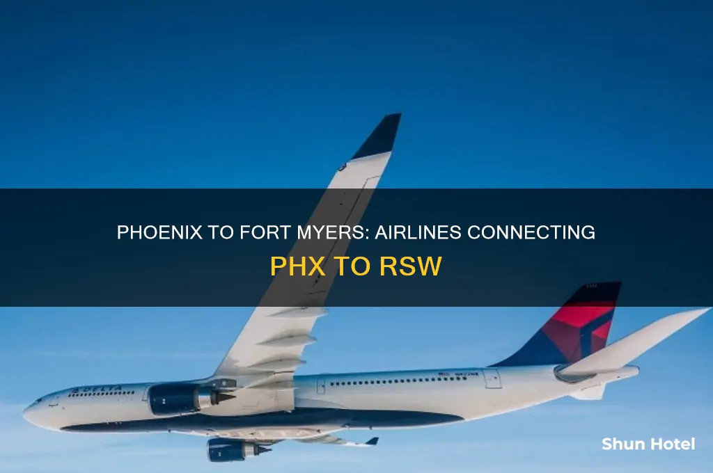 what airlines fly into fort myers airport from phx