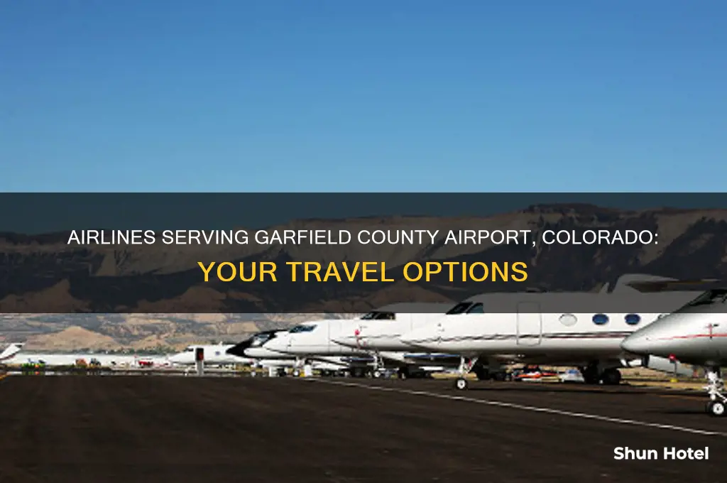 what airlines fly into garfield county airport colorado