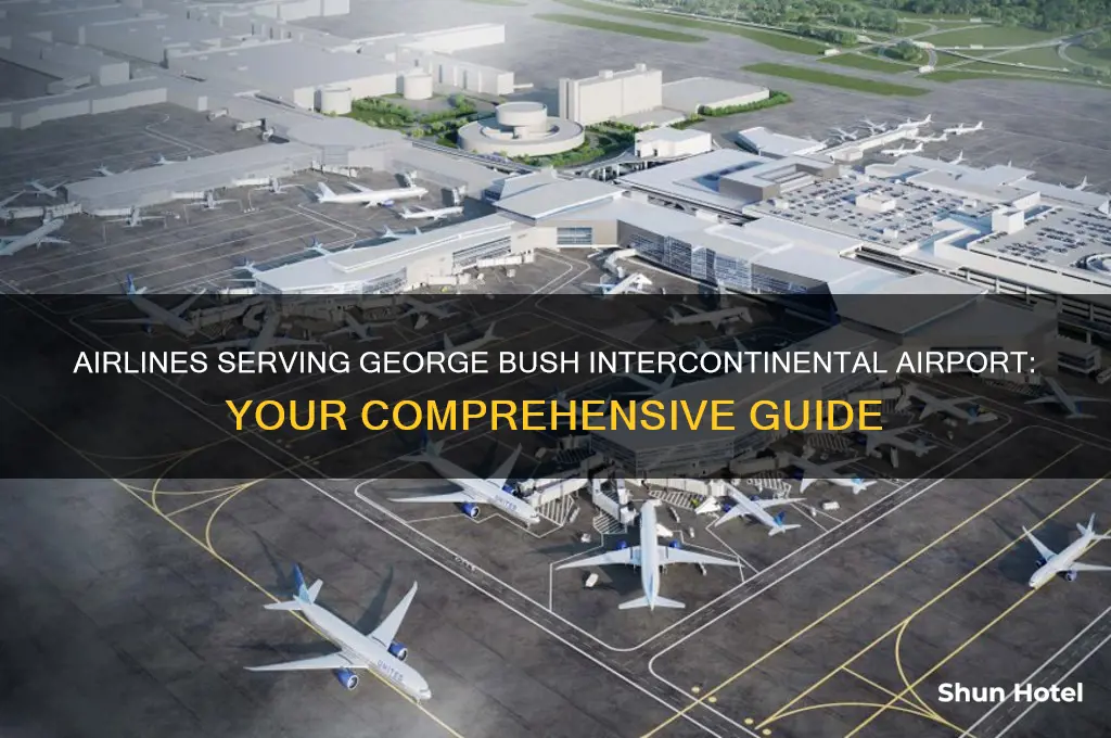 what airlines fly into george bush intercontinental airport