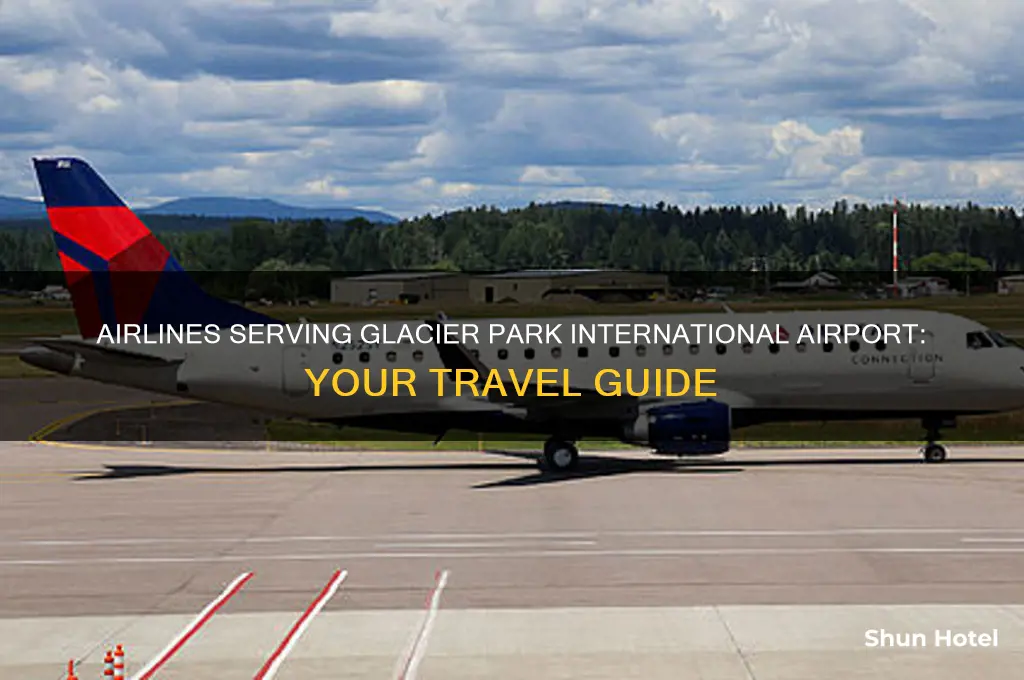 what airlines fly into glacier park international airport