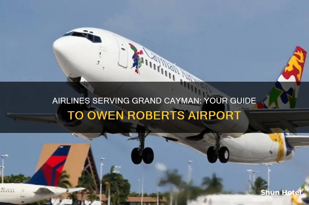 what airlines fly into grand cayman airport