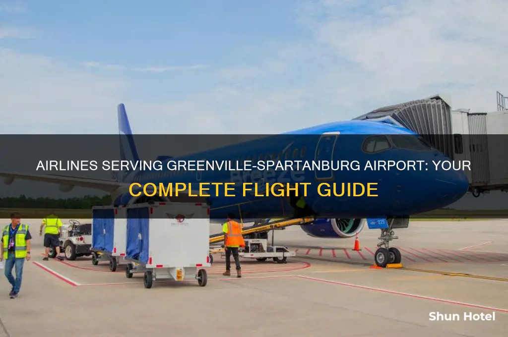 what airlines fly into greenville spartanburg airport