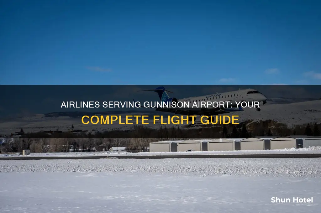 what airlines fly into gunnison airport