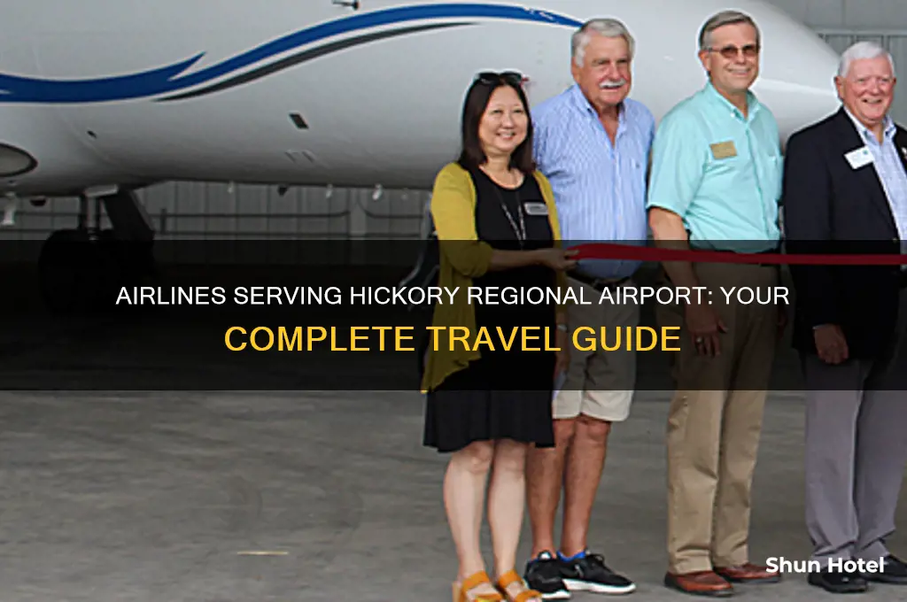 what airlines fly into hickory regional airport