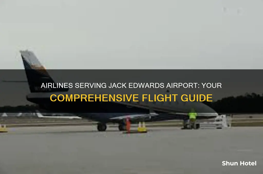 what airlines fly into jack edwards airport