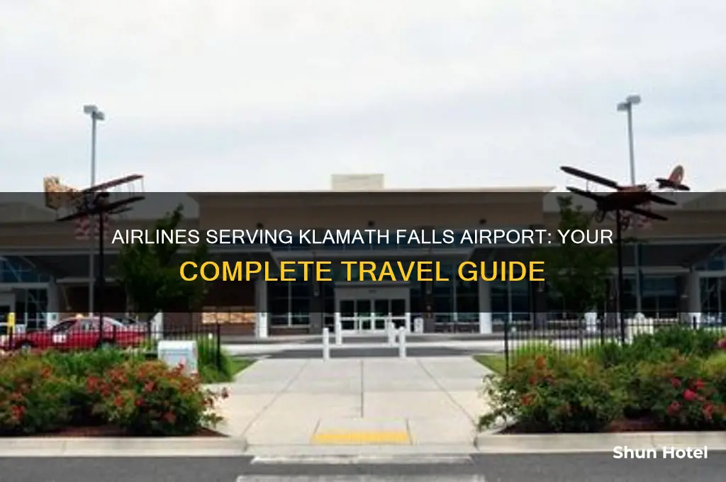 what airlines fly into klamath falls airport