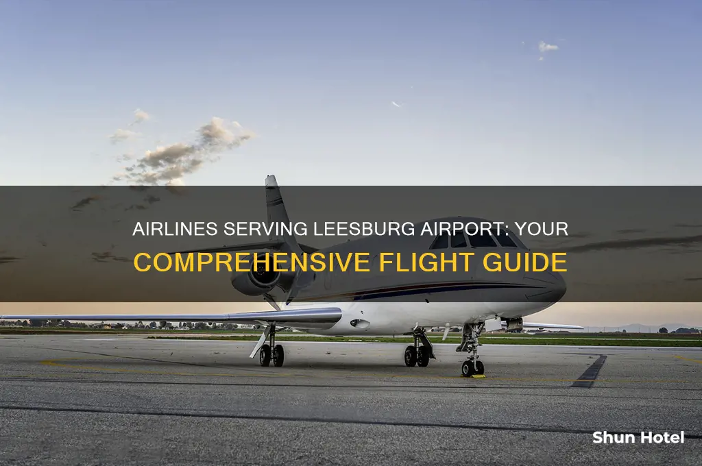 what airlines fly into leesburg airport