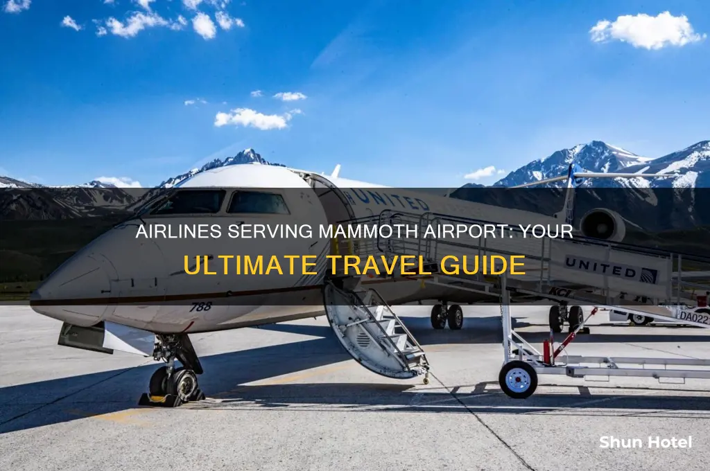 what airlines fly into mammoth airport