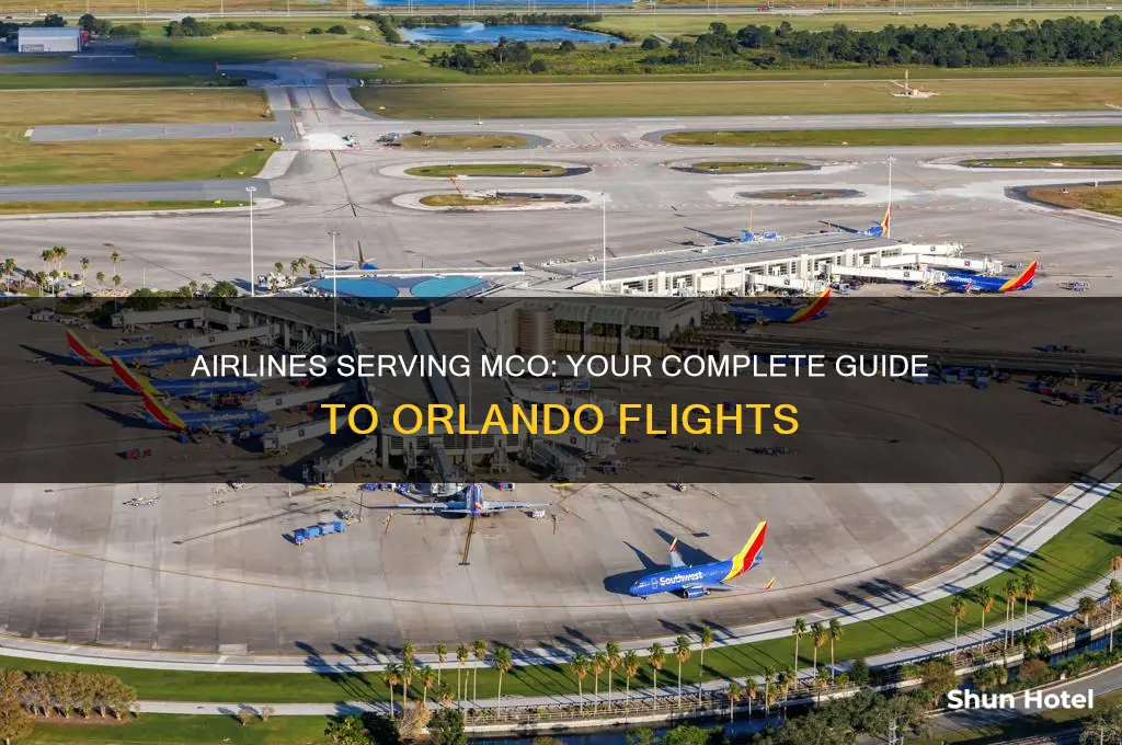 what airlines fly into mco airport