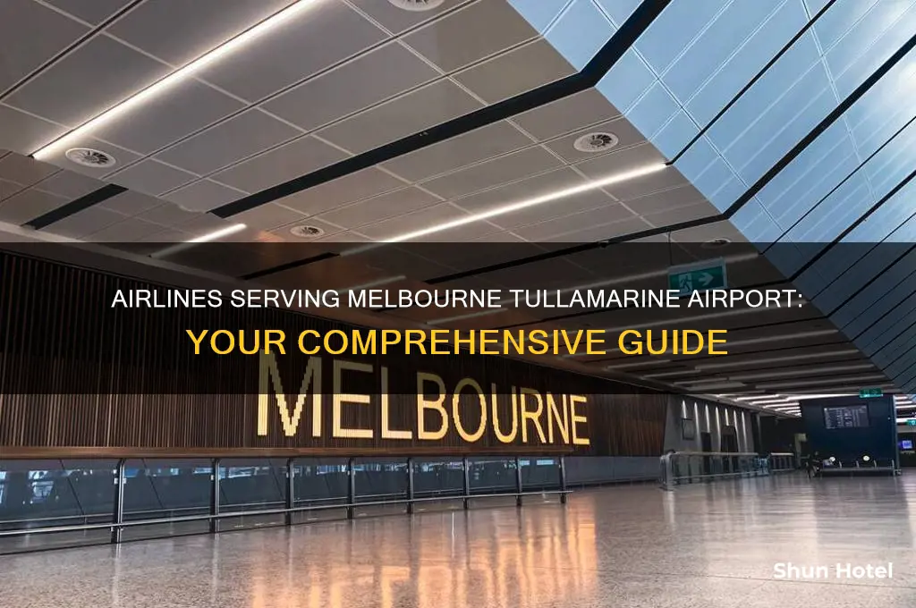 what airlines fly into melbourne tullamarine airport