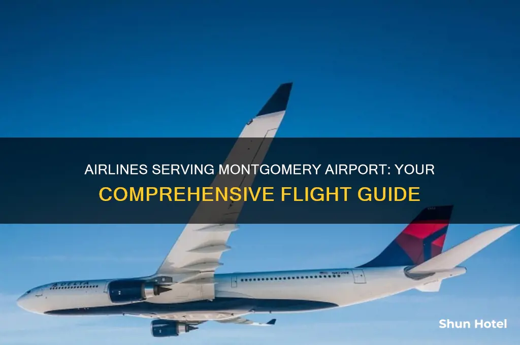 what airlines fly into montgomery airport