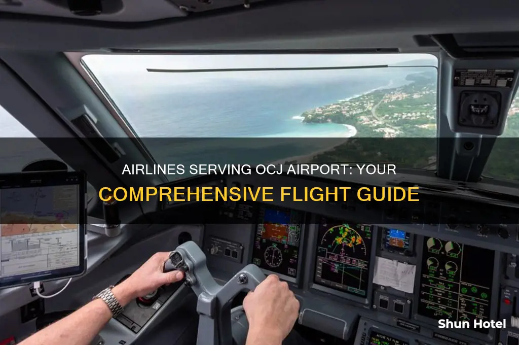 what airlines fly into ocj airport