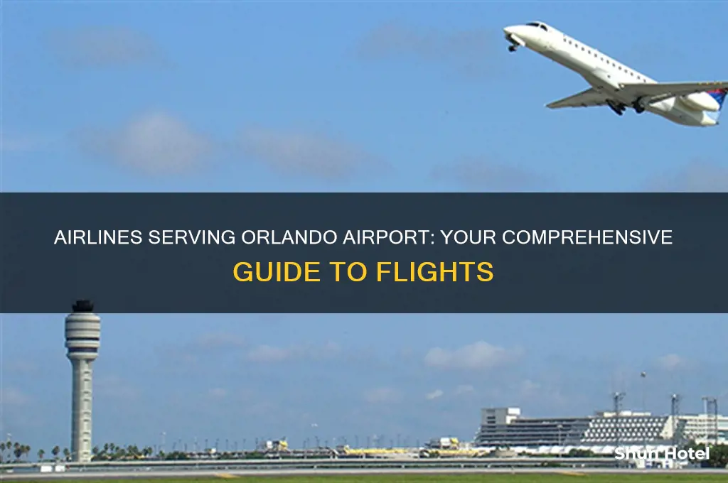 what airlines fly into orlando airport