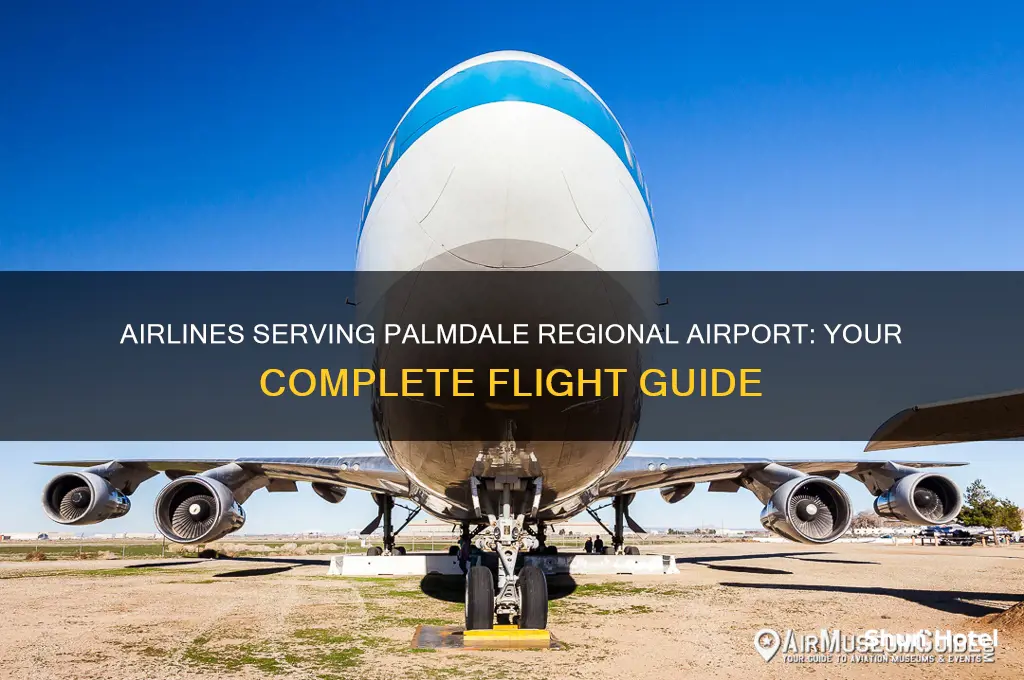 what airlines fly into palmdale regional airport