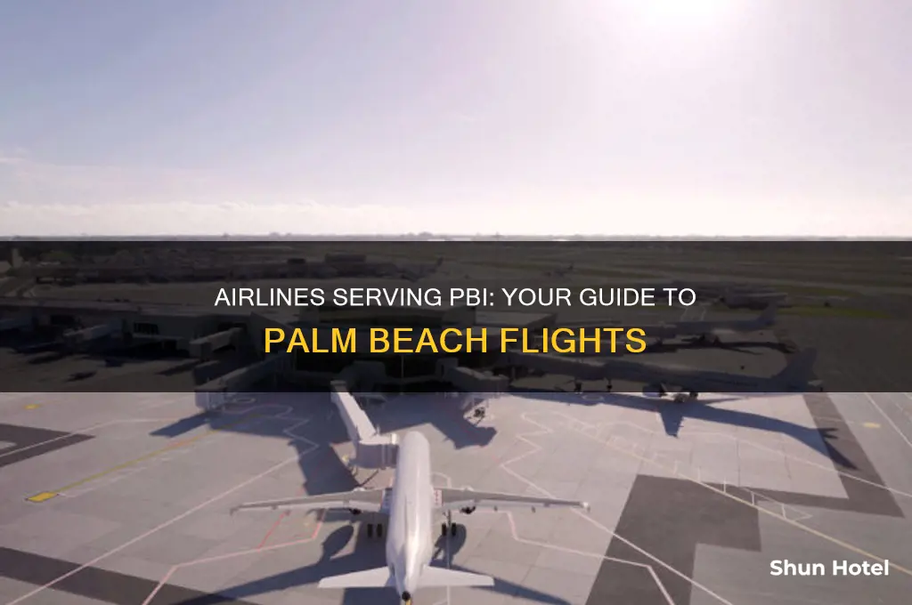 what airlines fly into pbi airport