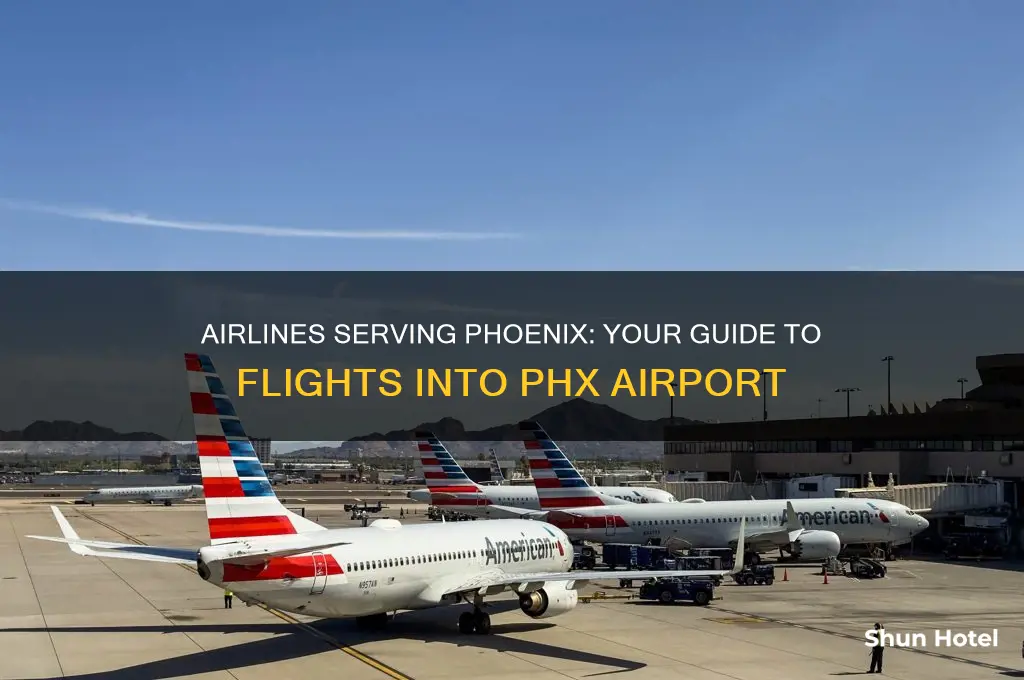 what airlines fly into phoenix airport