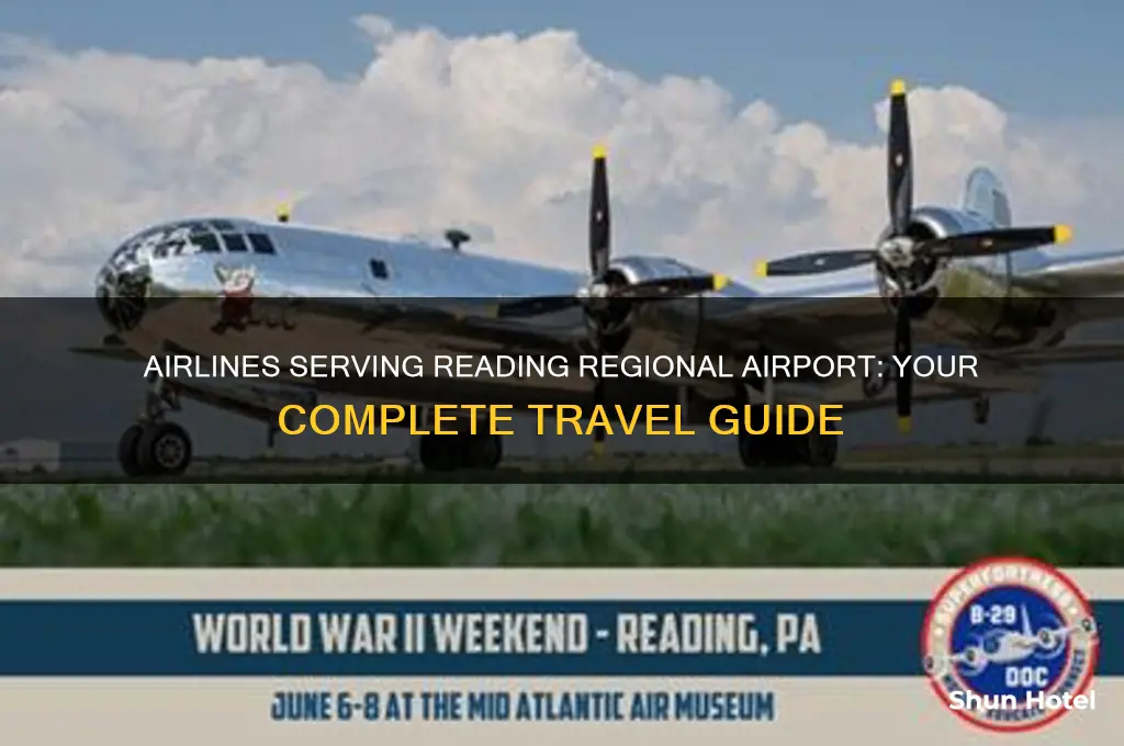 what airlines fly into reading regional airport