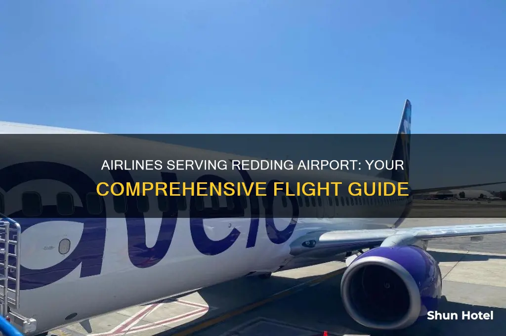 what airlines fly into redding airport