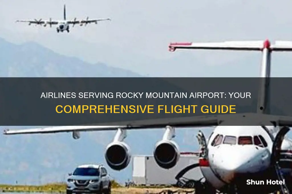 what airlines fly into rocky mountain airport