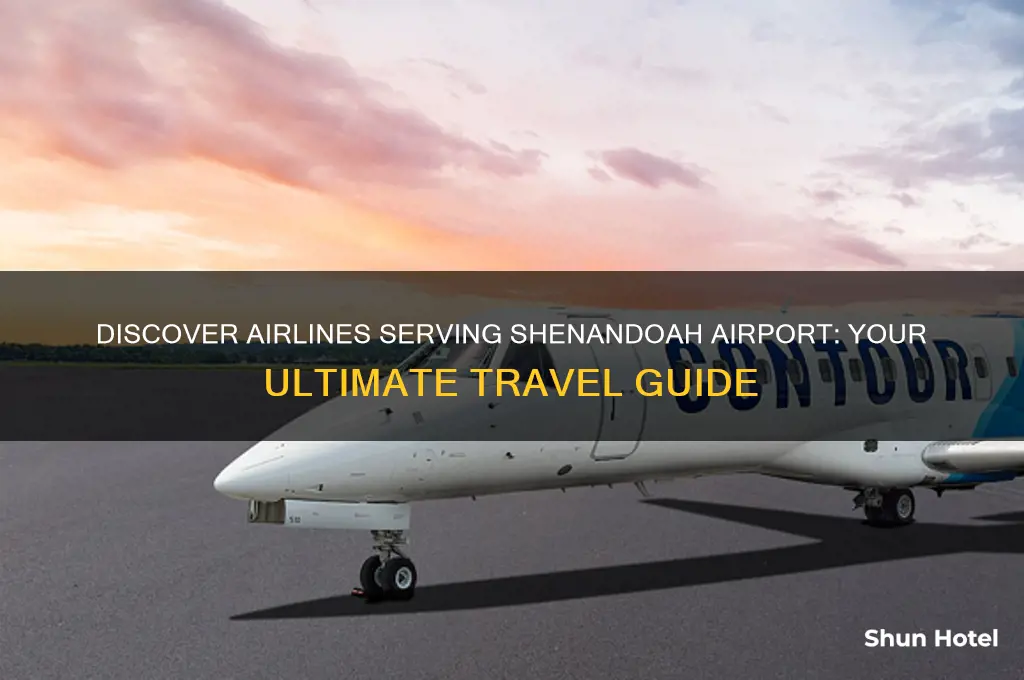 what airlines fly into shenandoah airport