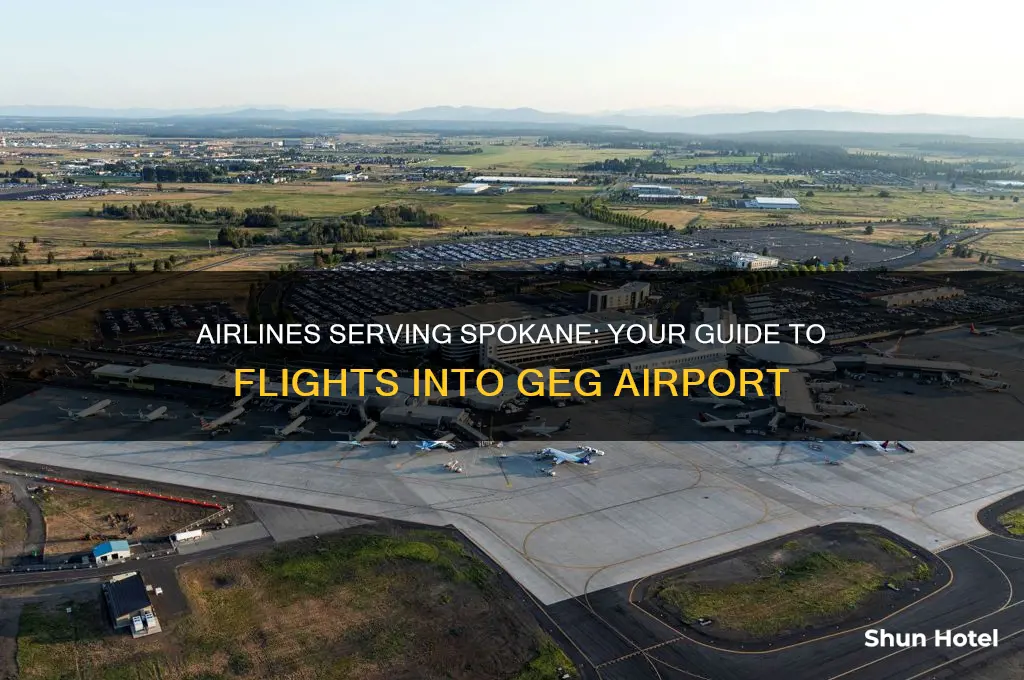 what airlines fly into spokane airport