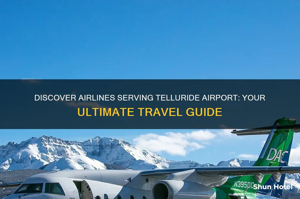 what airlines fly into telluride airport