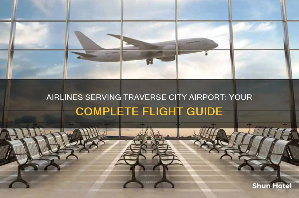 what airlines fly into traverse city airport