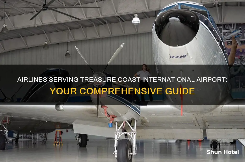 what airlines fly into treasure coast international airport