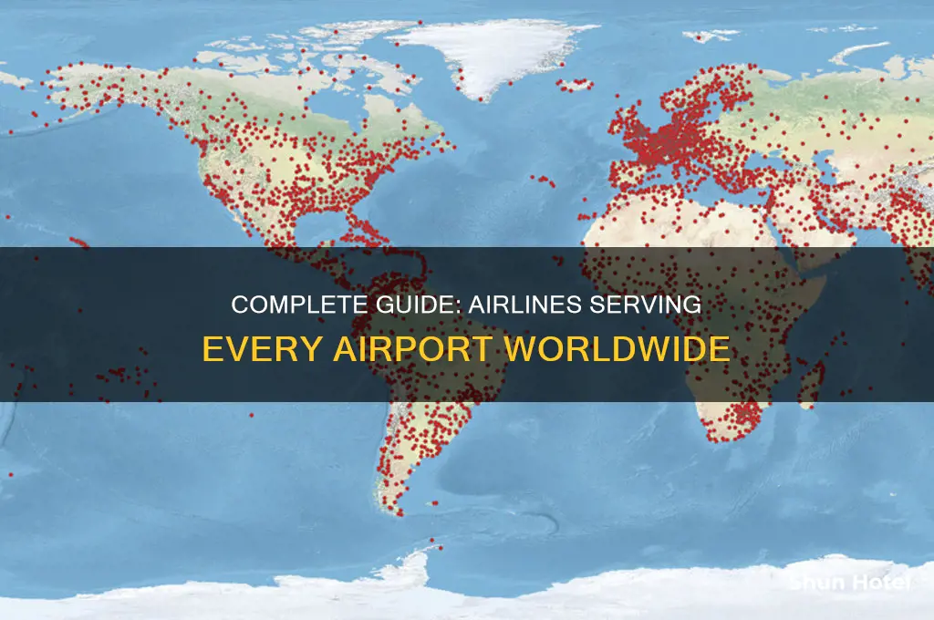 what airlines fly into very airport