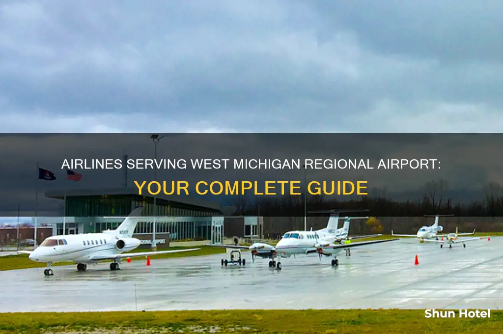 what airlines fly into west michigan regional airport