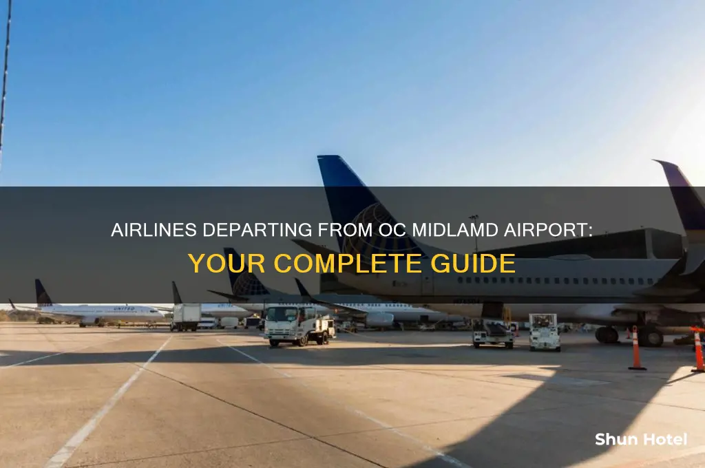 what airlines fly out oc midlamd airport