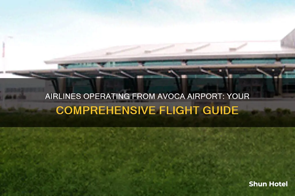 what airlines fly out of avoca airport