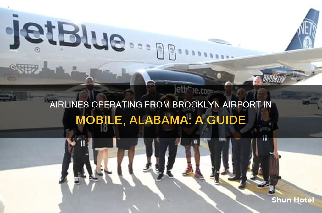 what airlines fly out of brookly airport mobile al