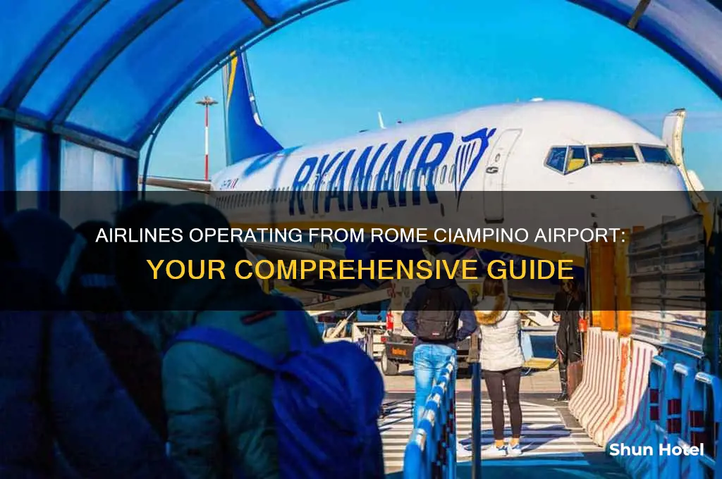 what airlines fly out of ciampino airport