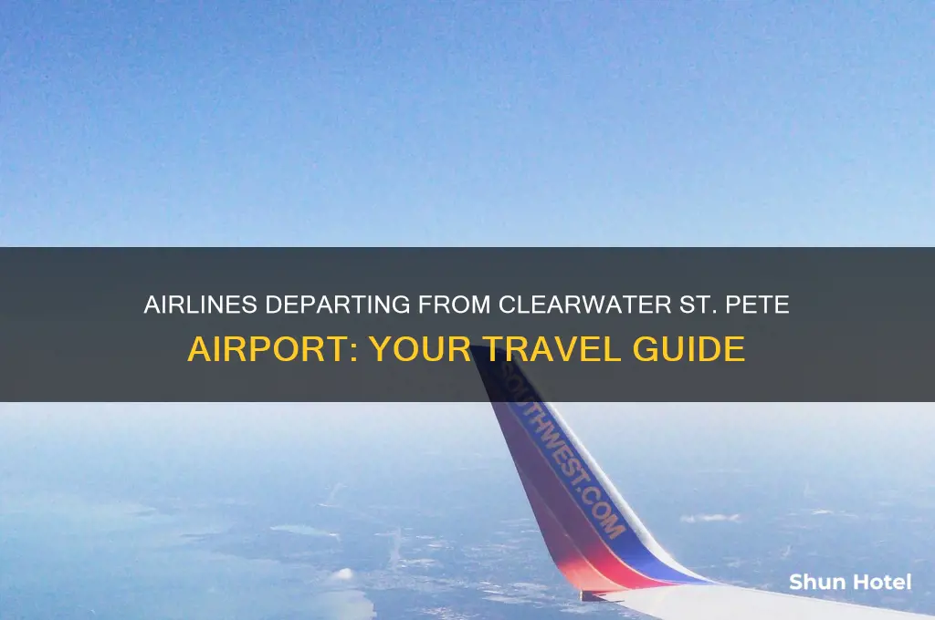 what airlines fly out of clearwater st. pete airport