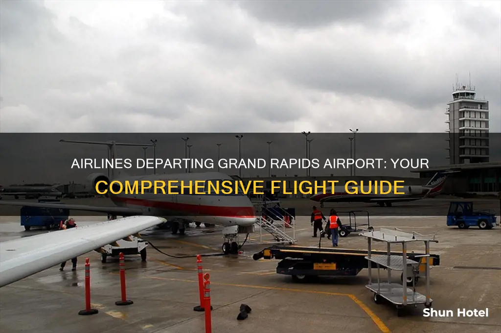 what airlines fly out of grand rapids airport