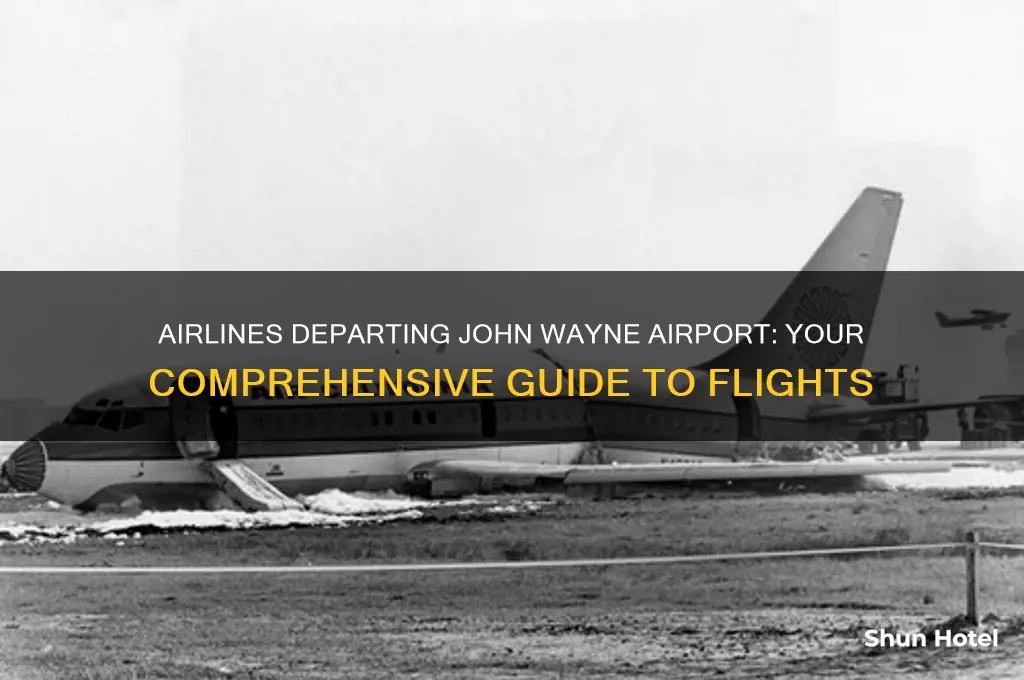 what airlines fly out of john wayne airport