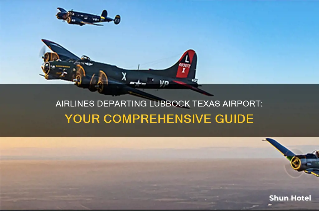 what airlines fly out of lubbock texas airport